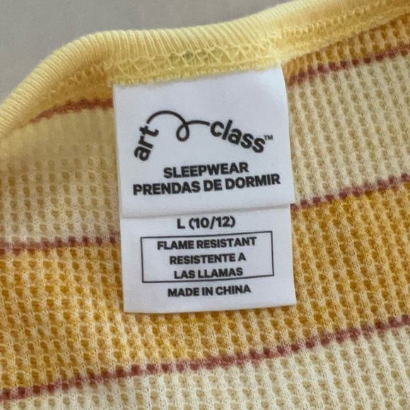 Art Class, Girls, Waffle Knit, Pajama Set. - Picture 2 of 7